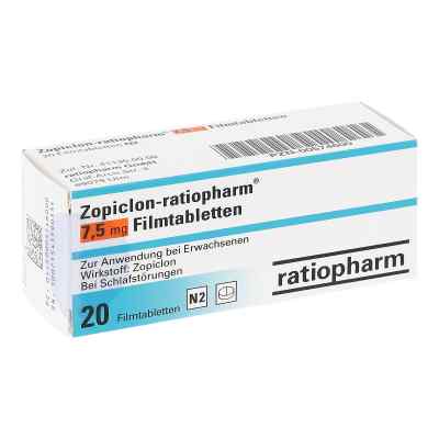 Zopiclon-ratiopharm 7,5 mg Filmtabletten
